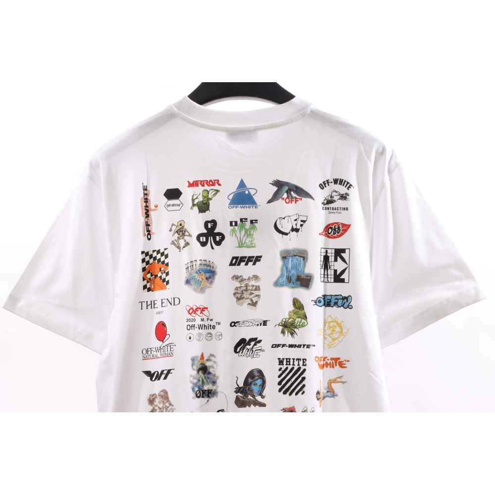 Off White Anniversary LOGO T-Shirt 0543