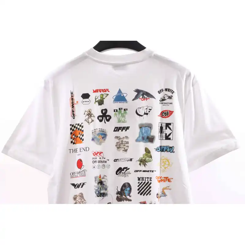 Off White Anniversary LOGO T-Shirt 0543
