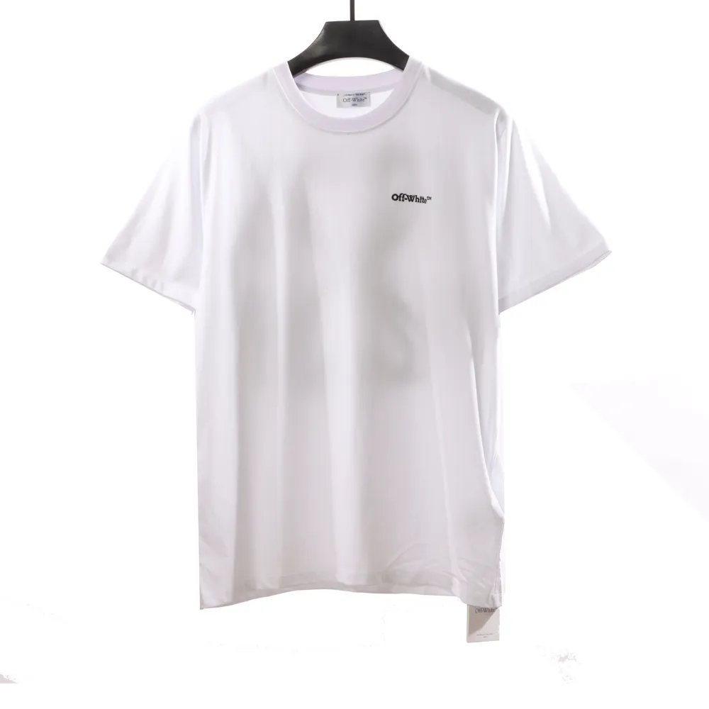 Off White Embroidered arrows T-Shirt 0543