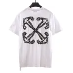Off White Embroidered arrows T-Shirt 0543