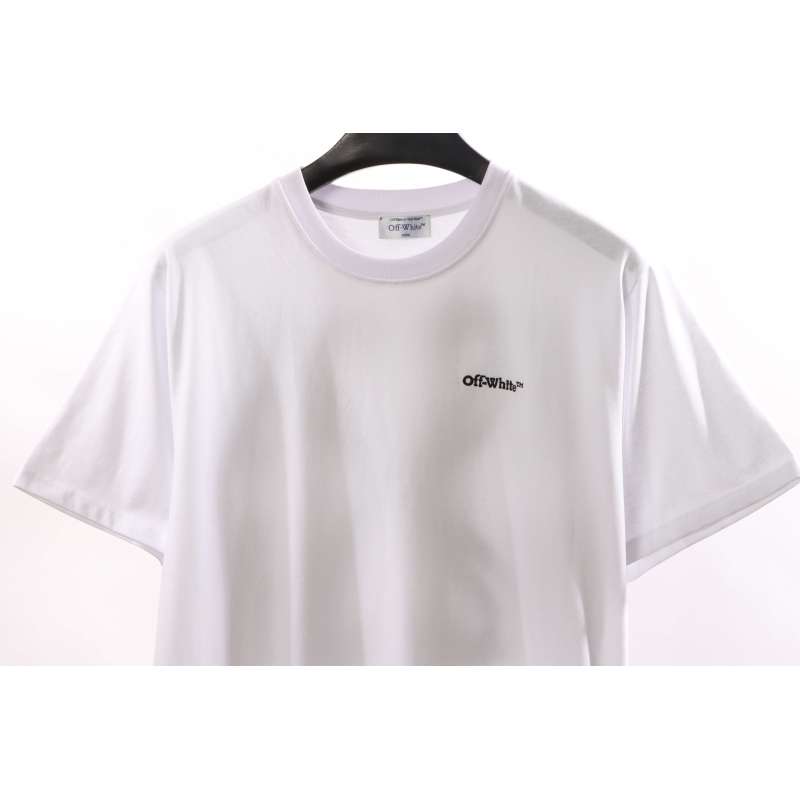 Off White Embroidered arrows T-Shirt 0543