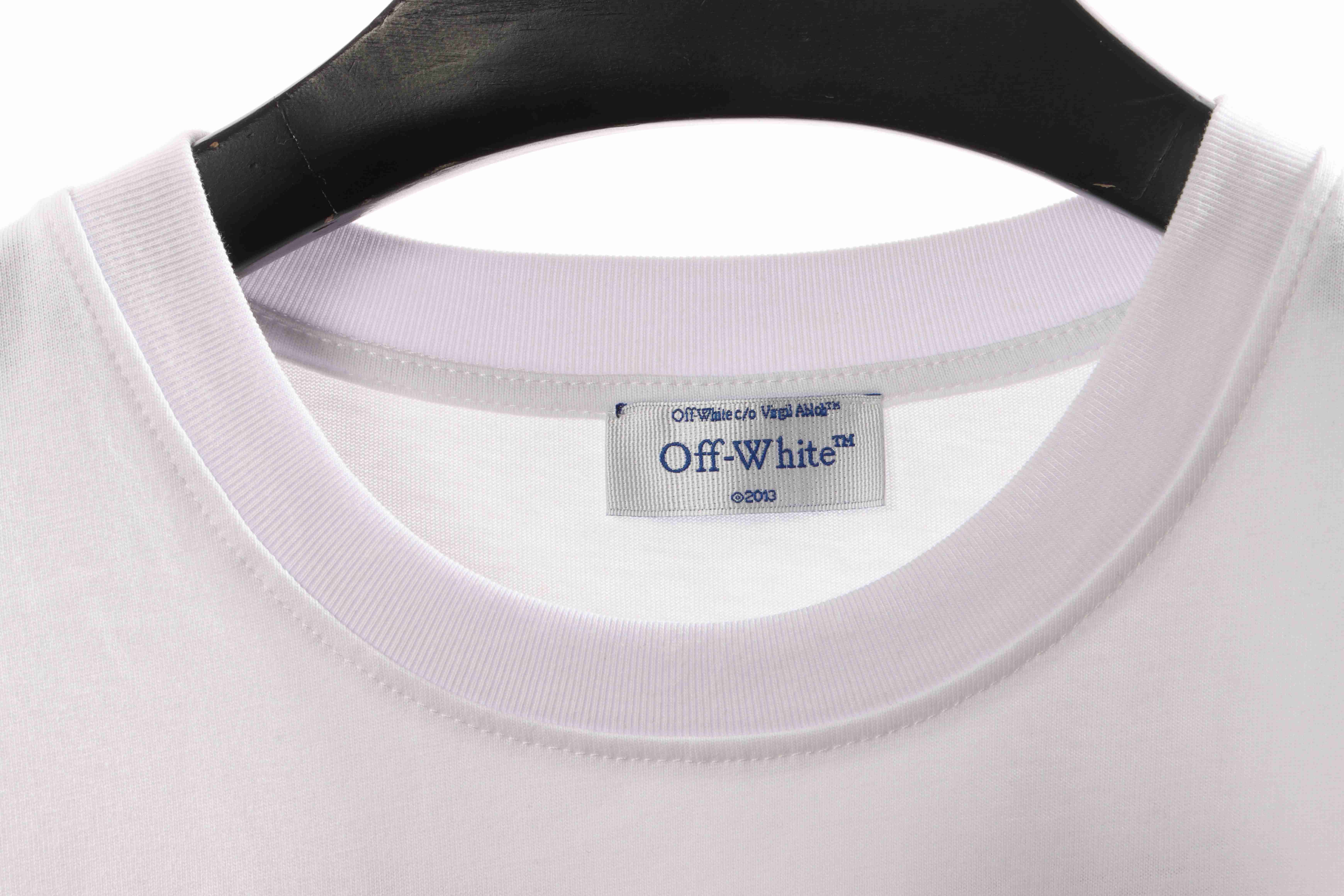 Off White Embroidered arrows T-Shirt 0543