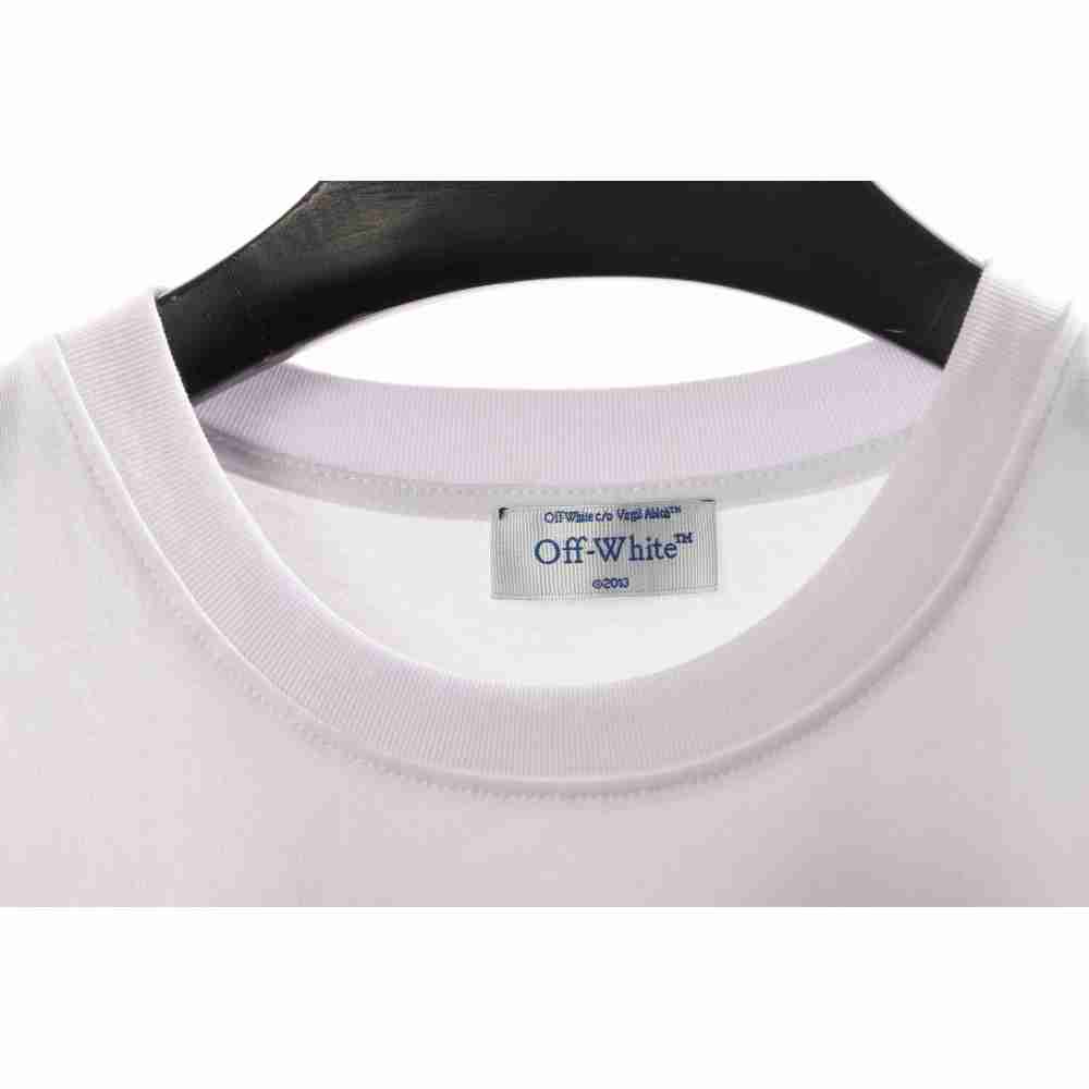 Off White Embroidered arrows T-Shirt 0543