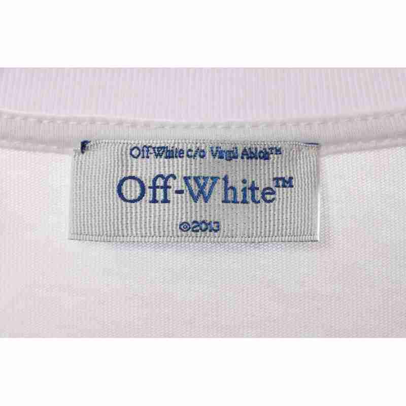 Off White Embroidered arrows T-Shirt 0543