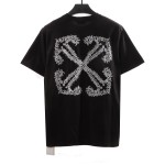 Off White Embroidered arrows T-Shirt 0543