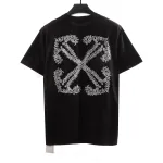 Off White Embroidered arrows T-Shirt 0543