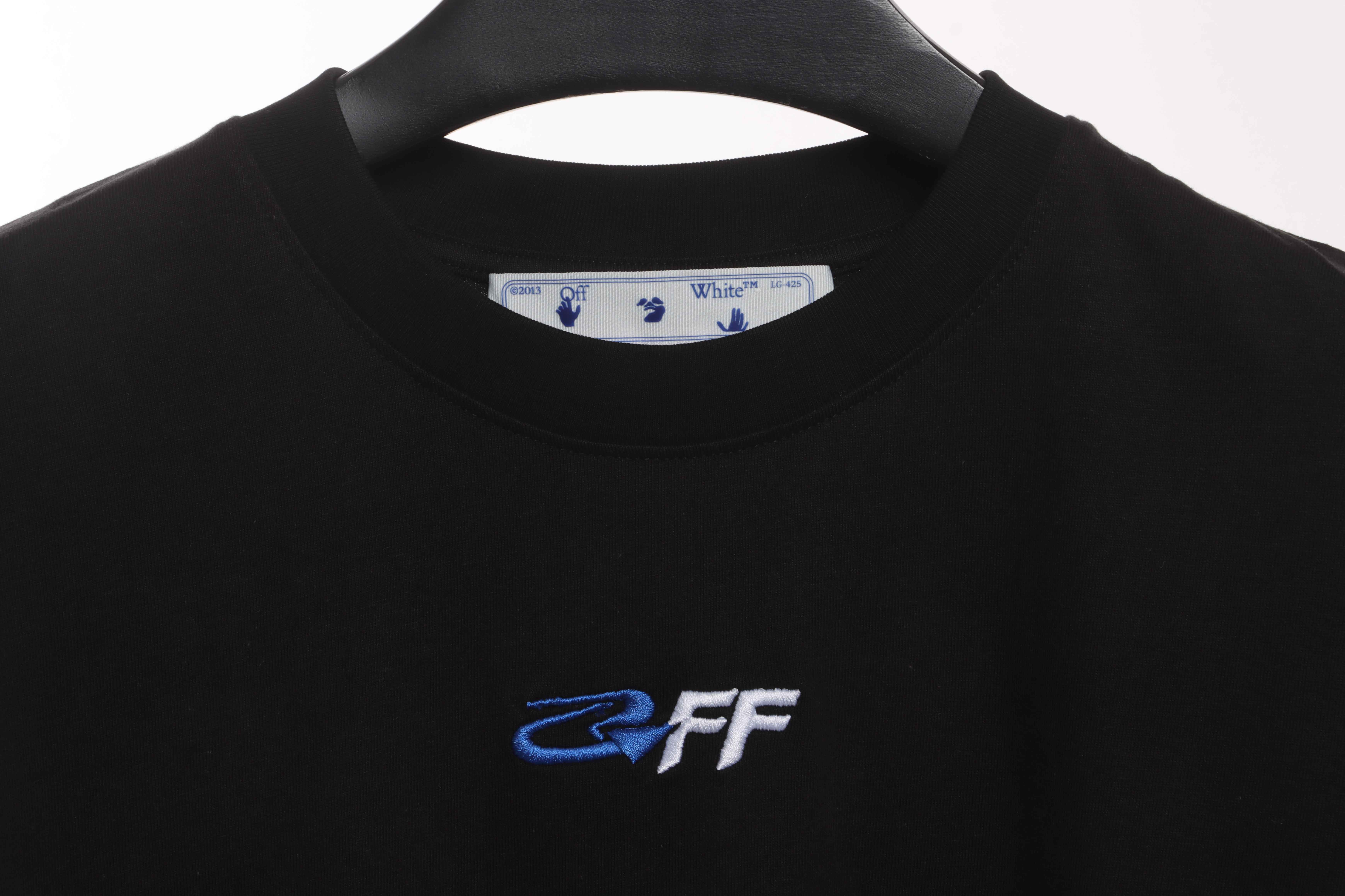Off White Embroidered logo arrows T-Shirt 0543