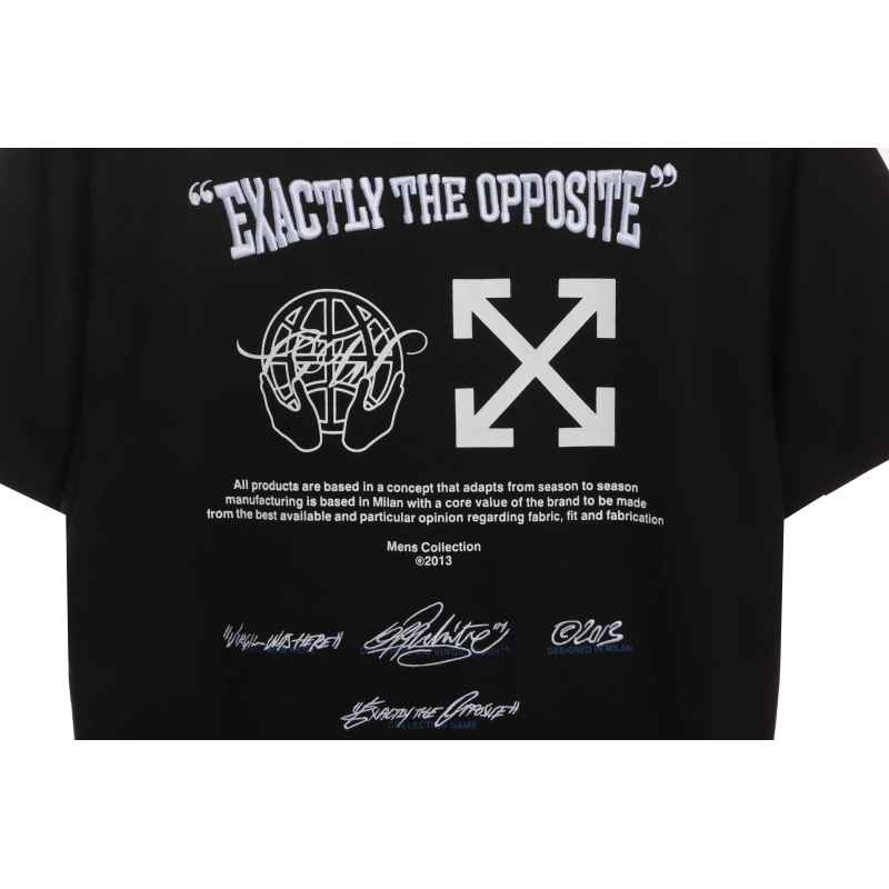 Off White Embroidered logo arrows T-Shirt 0543