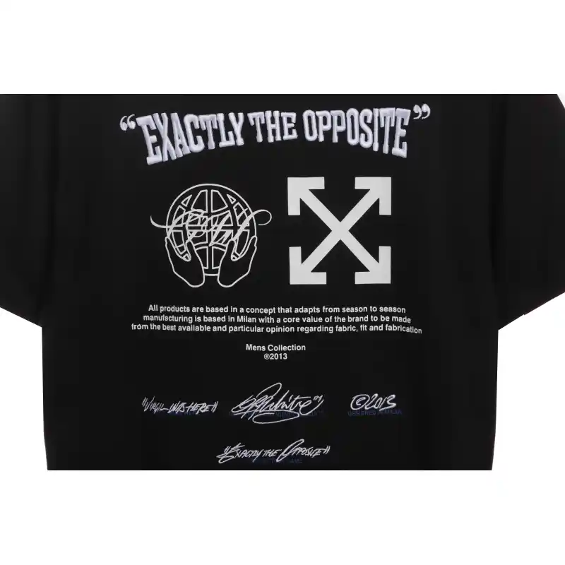 Off White Embroidered logo arrows T-Shirt 0543