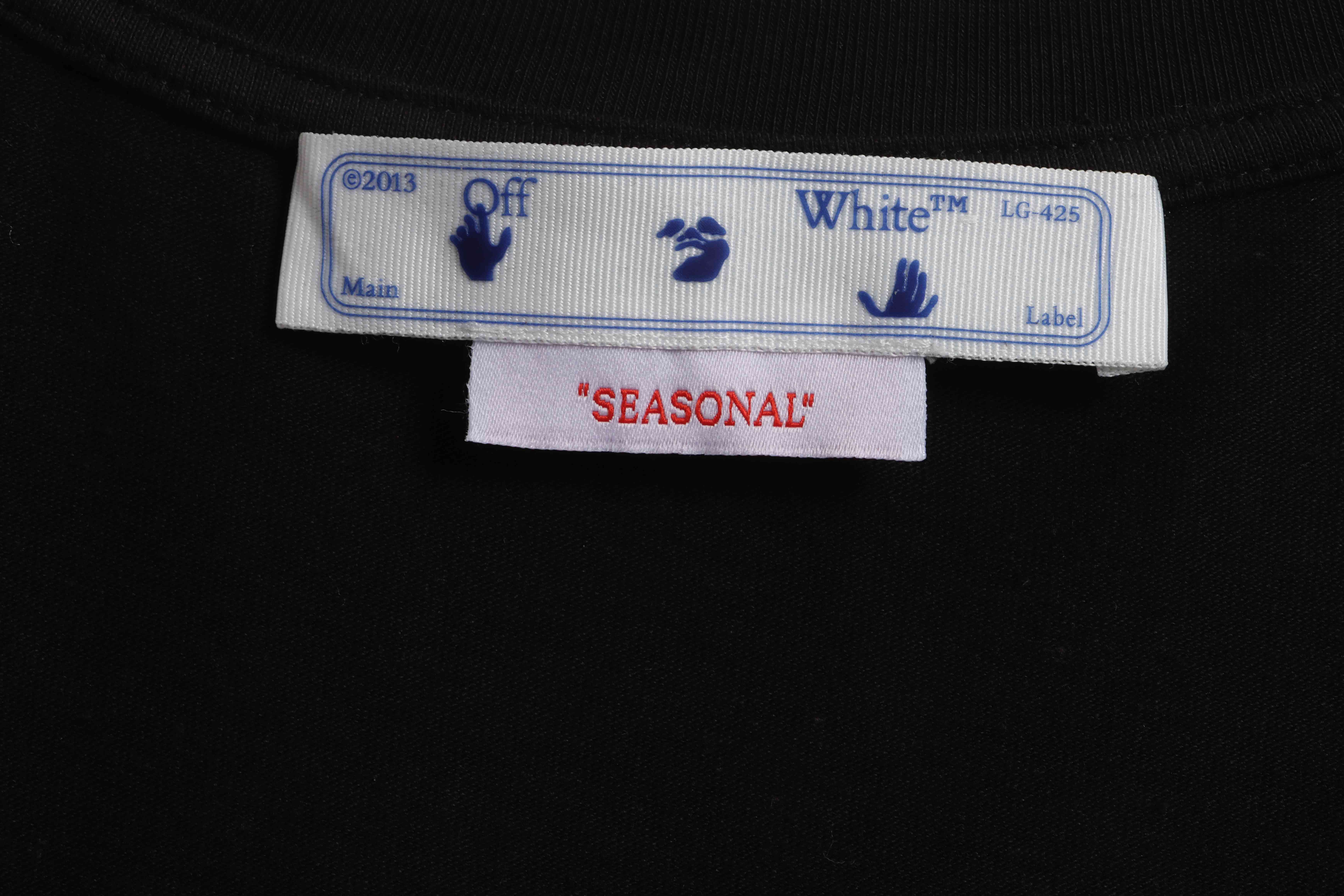 Off White Embroidered logo arrows T-Shirt 0543