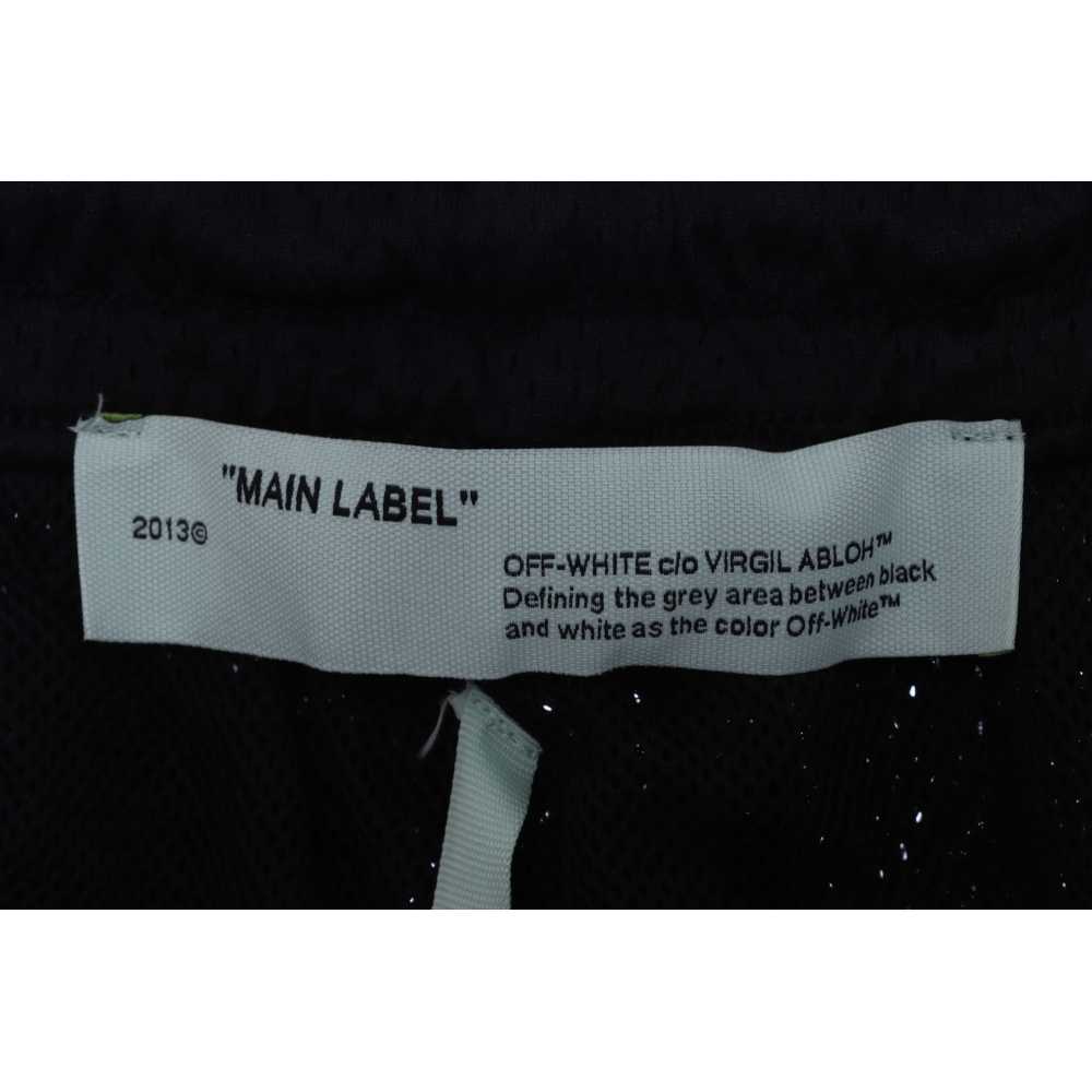 Off White Logo twill print shorts 0543