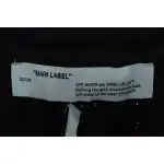 Off White Logo twill print shorts 0543