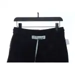 Off White Logo twill print shorts 0543