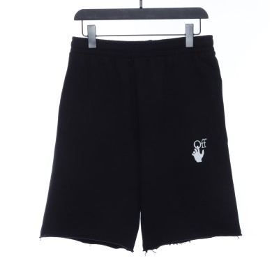 Off White Purple twill shorts 0543 01