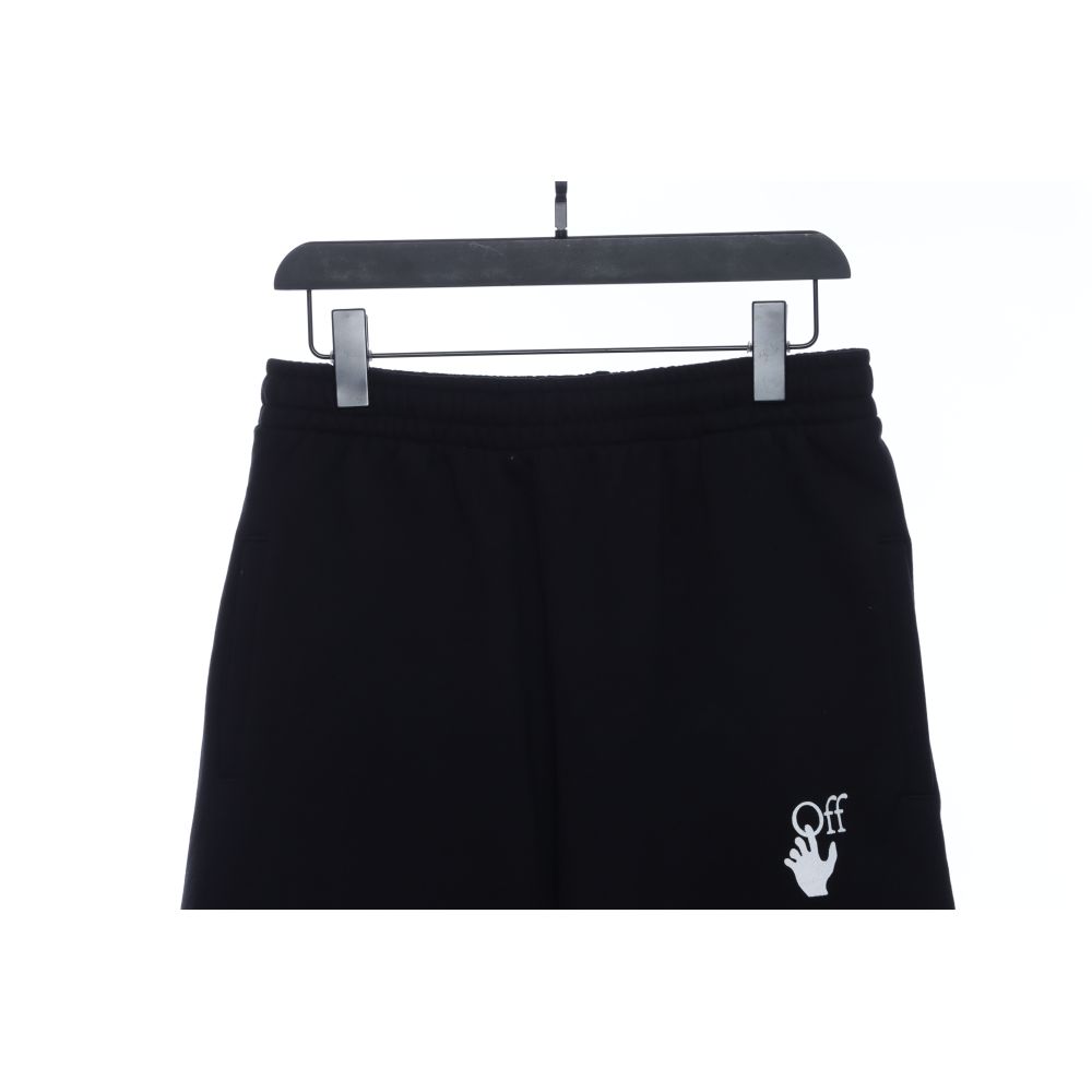 Off White Purple twill shorts 0543