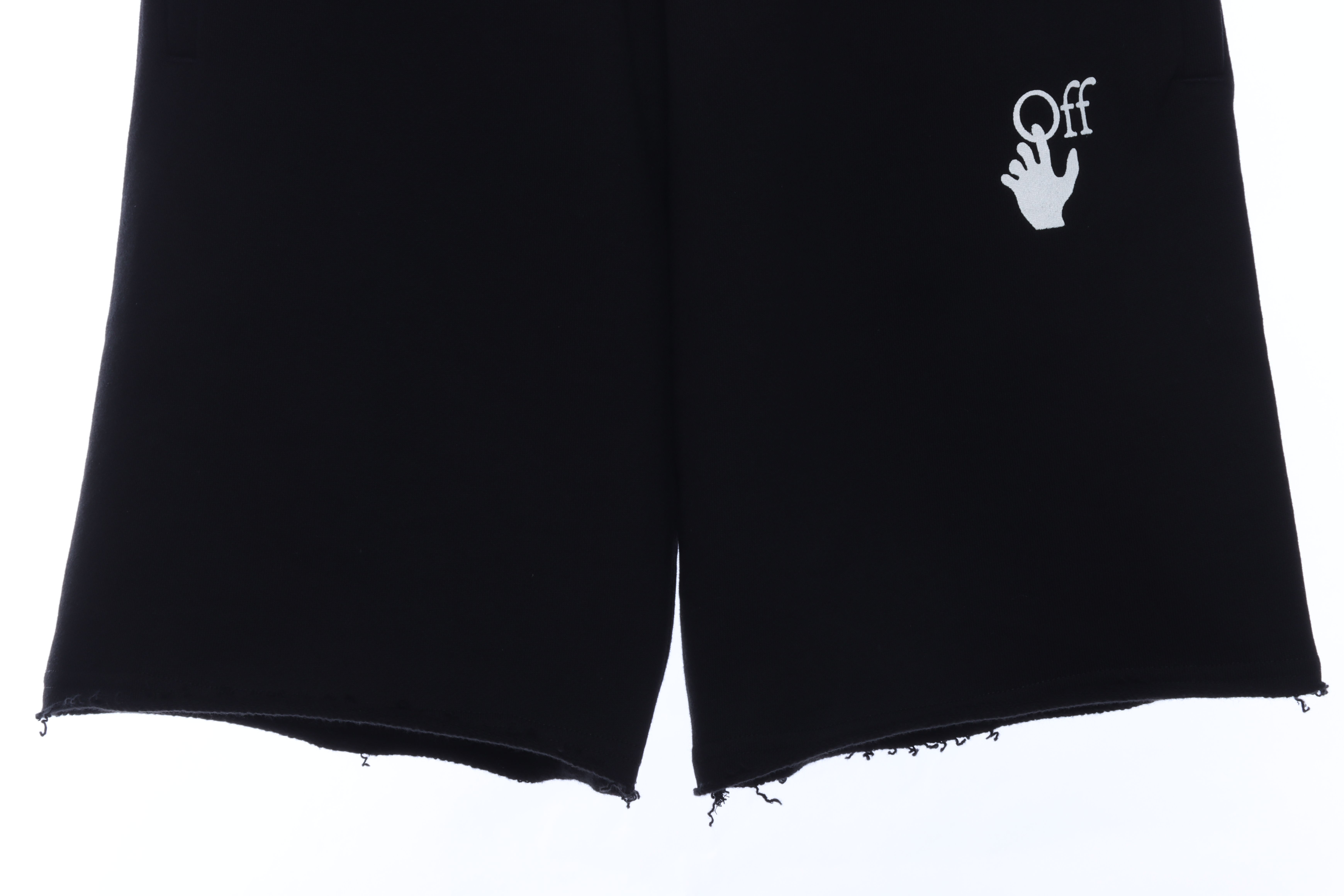 Off White Purple twill shorts 0543