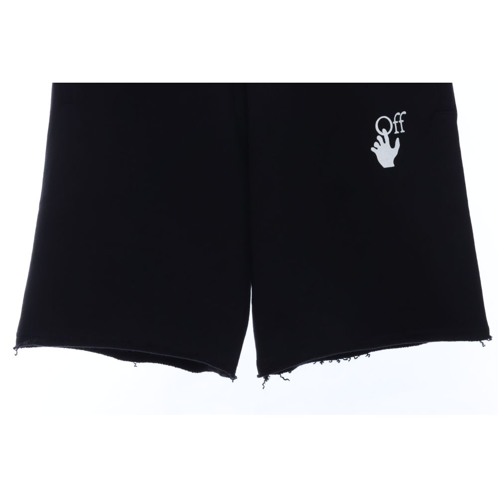 Off White Purple twill shorts 0543