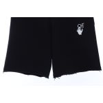 Off White Purple twill shorts 0543