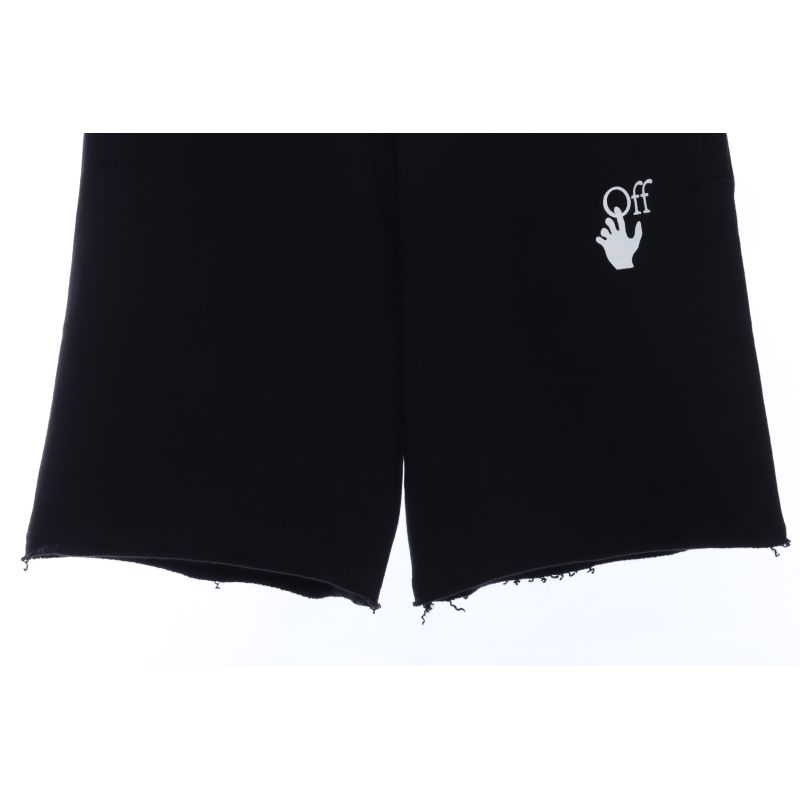 Off White Purple twill shorts 0543