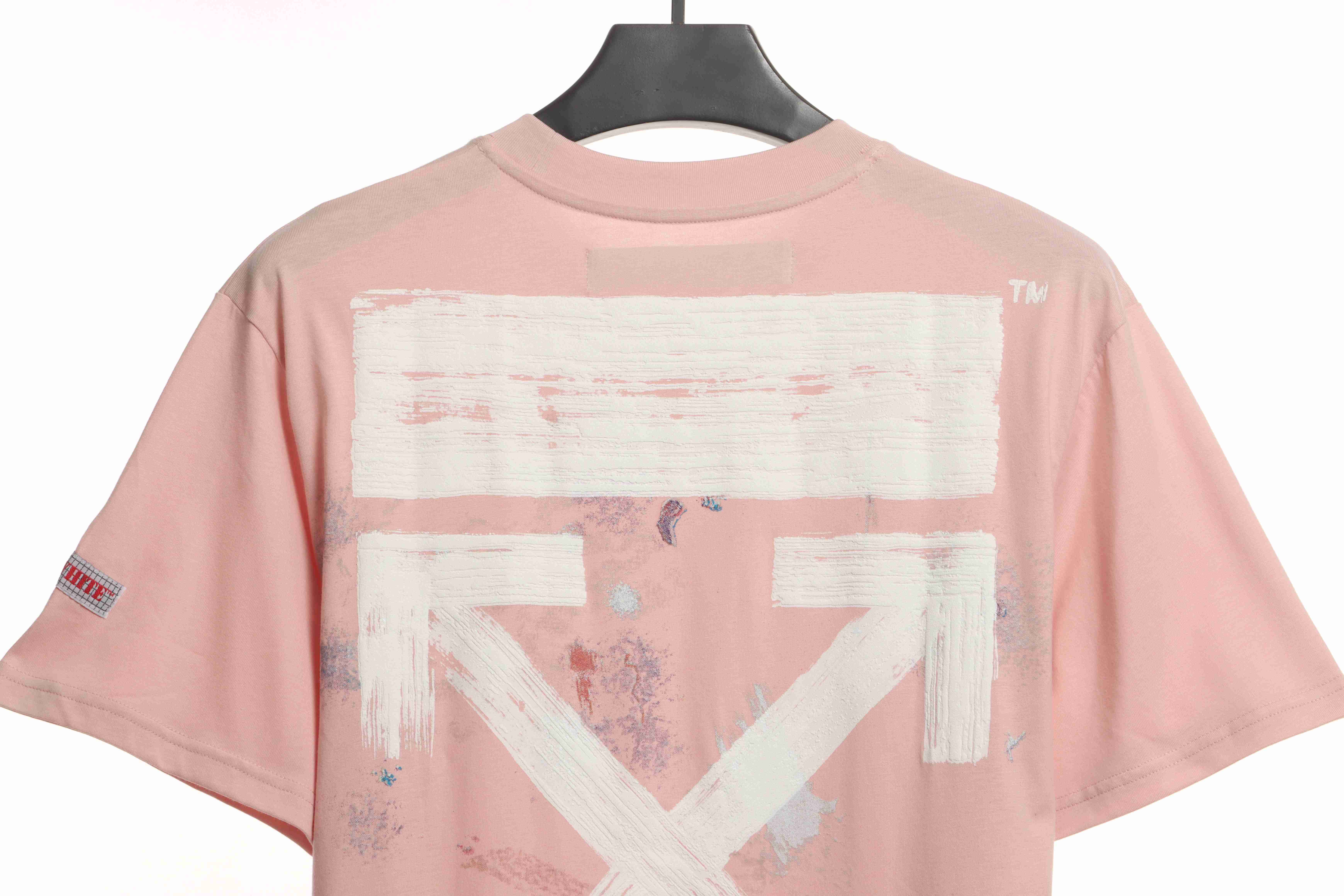 Off White Starry Sky Freworks Ink Arrow T-Shirt 0543
