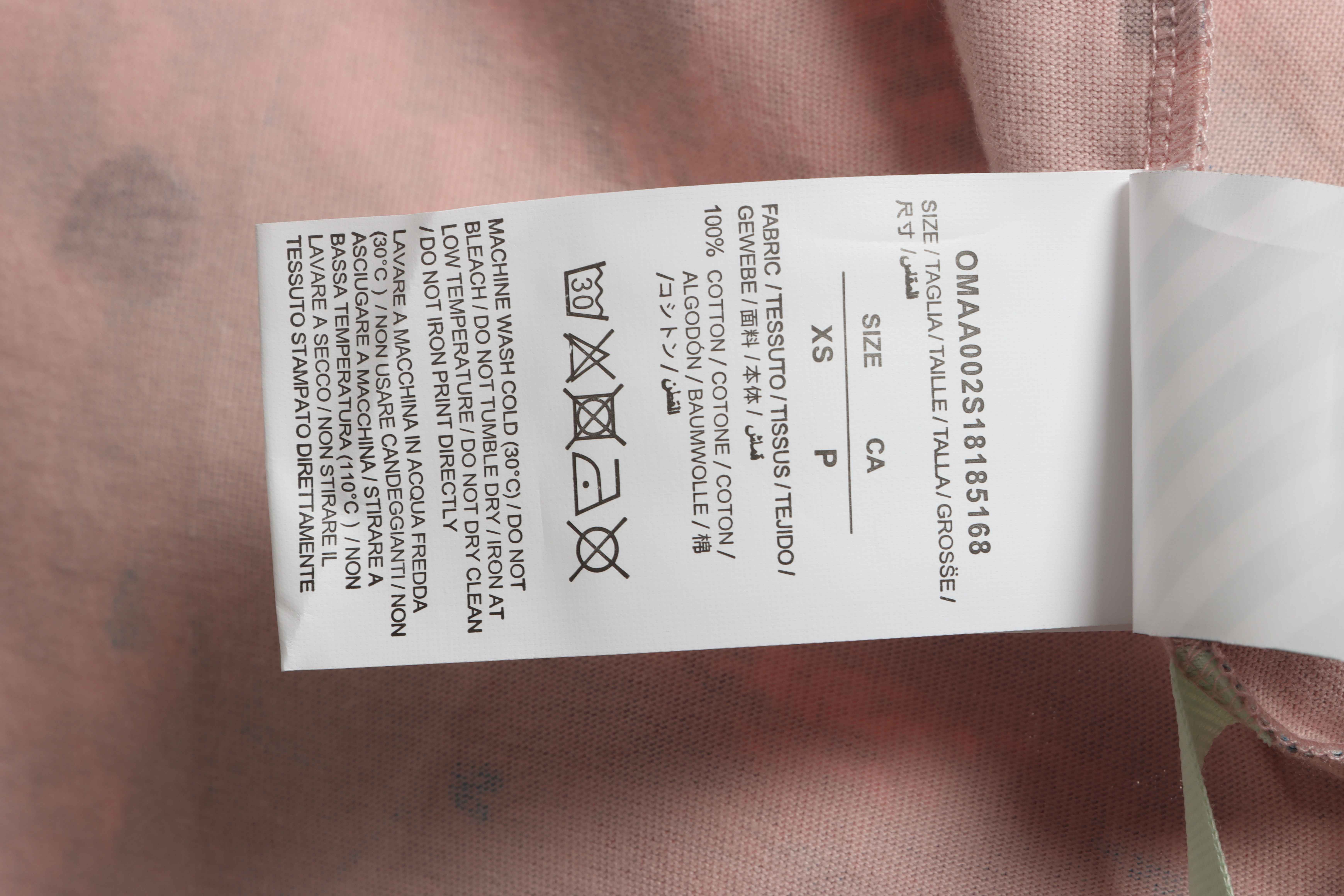 Off White Starry Sky Freworks Ink Arrow T-Shirt 0543