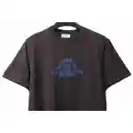 Off White Washed Blue Arrow T-Shirt 0543