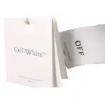 Off White Washed Blue Arrow T-Shirt 0543