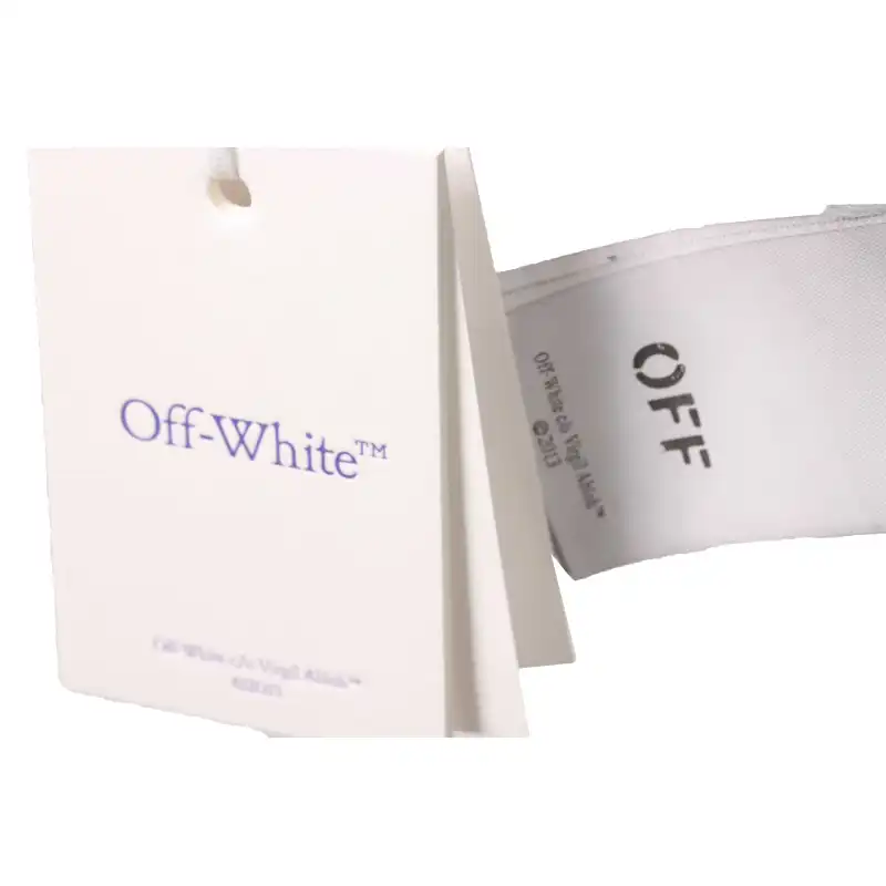 Off White Washed Blue Arrow T-Shirt 0543