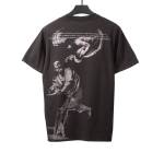 Off White Water-washed old man T-Shirt 0543
