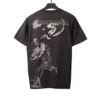 Off White Water-washed old man T-Shirt 0543
