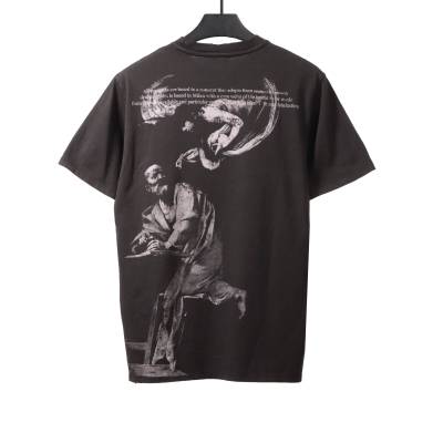 Off White Water-washed old man T-Shirt 0543 02