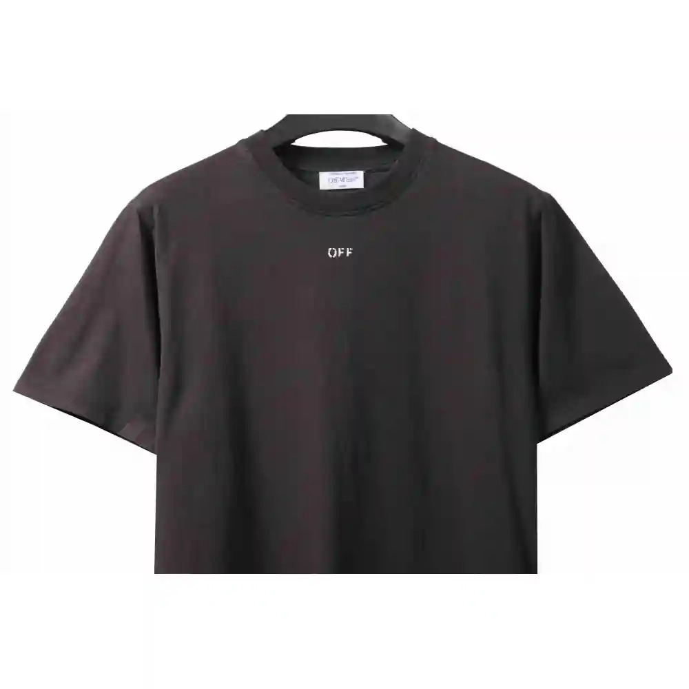 Off White Water-washed old man T-Shirt 0543