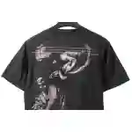 Off White Water-washed old man T-Shirt 0543