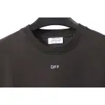 Off White Water-washed old man T-Shirt 0543