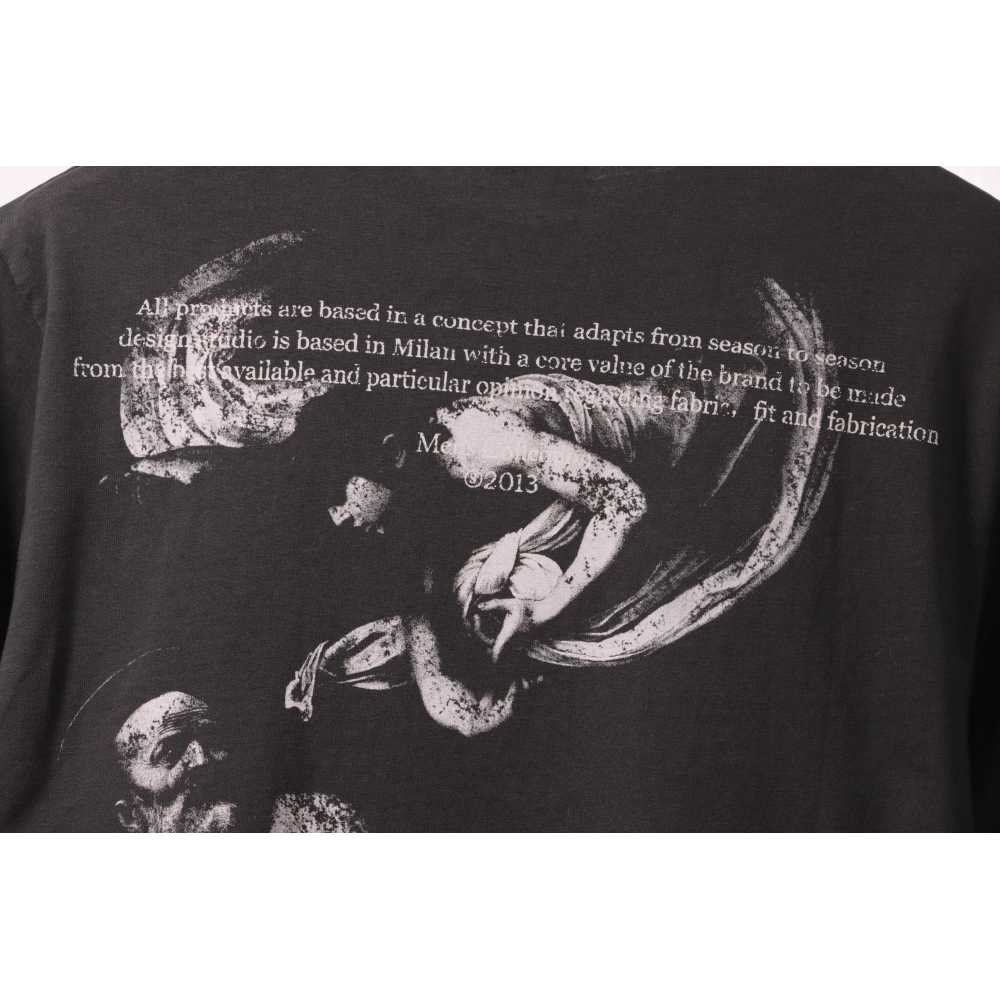 Off White Water-washed old man T-Shirt 0543