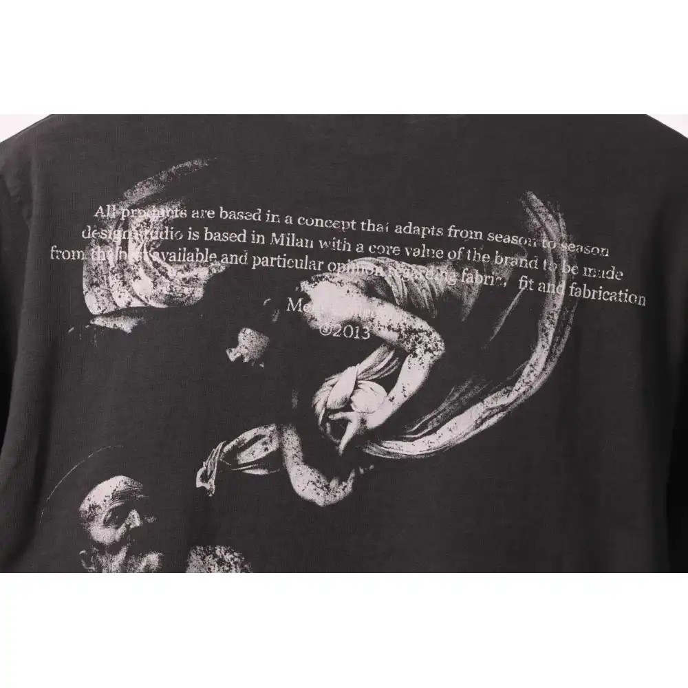 Off White Water-washed old man T-Shirt 0543