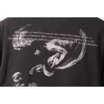 Off White Water-washed old man T-Shirt 0543