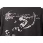 Off White Water-washed old man T-Shirt 0543