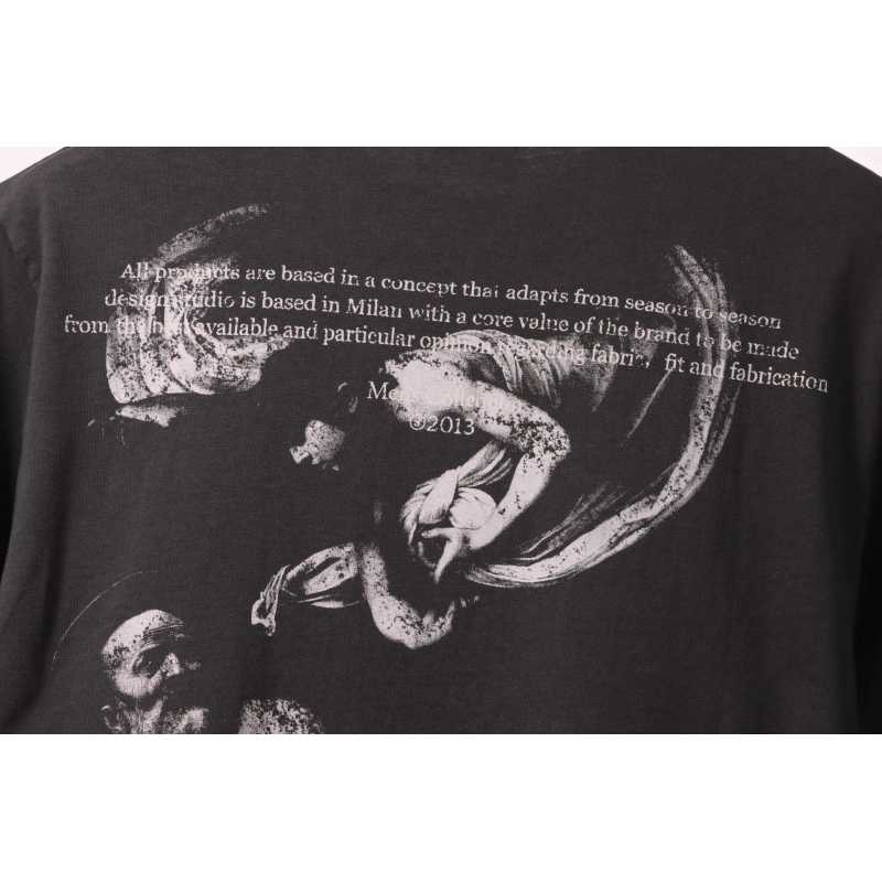 Off White Water-washed old man T-Shirt 0543