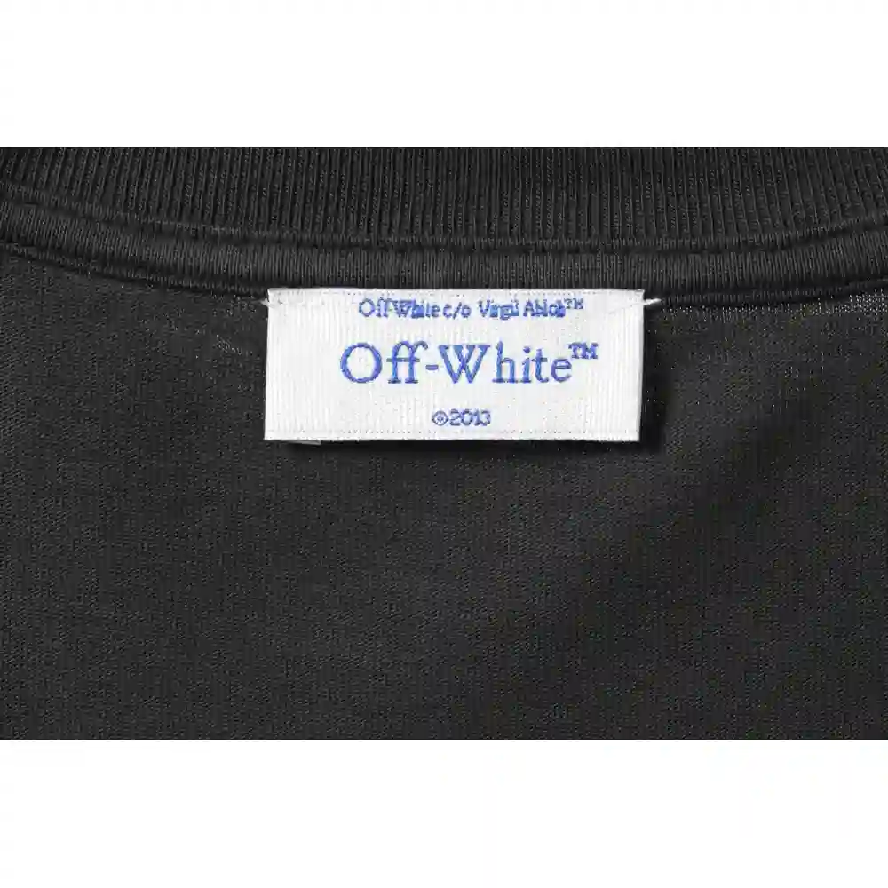 Off White Water-washed old man T-Shirt 0543