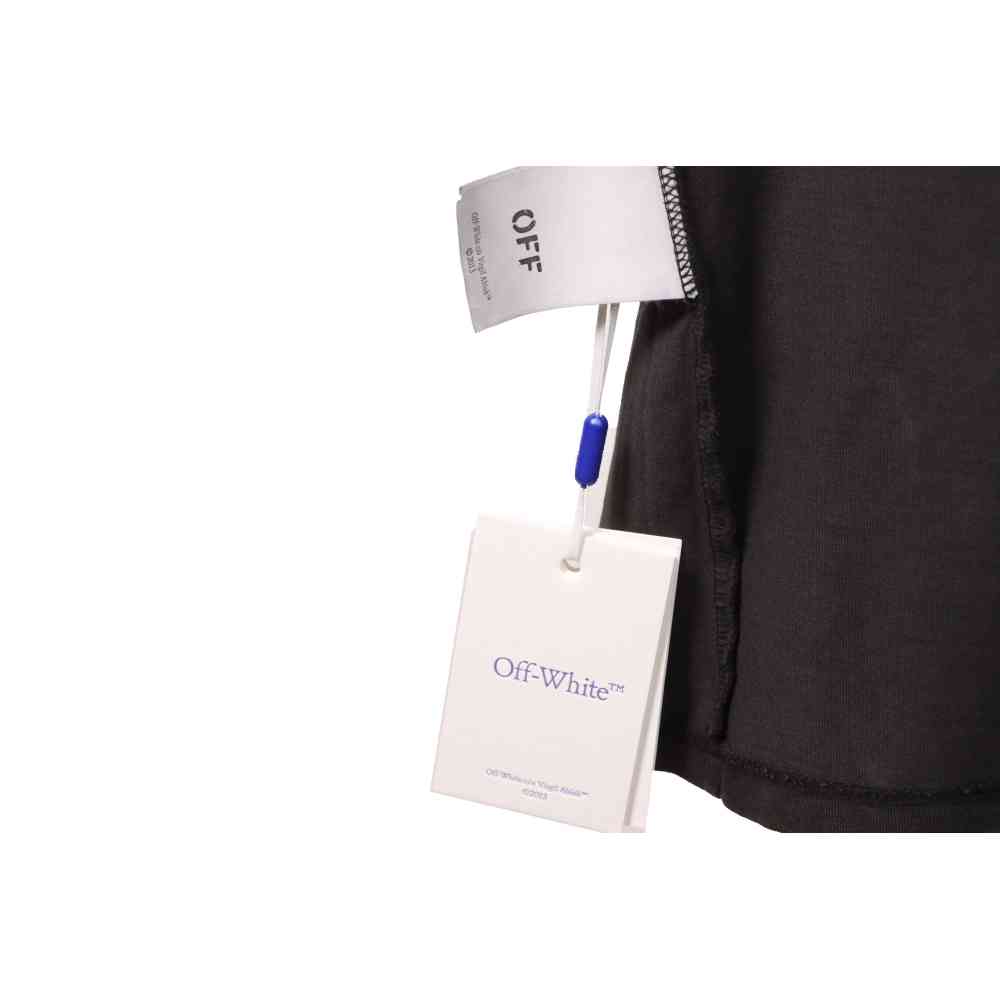 Off White Water-washed old man T-Shirt 0543