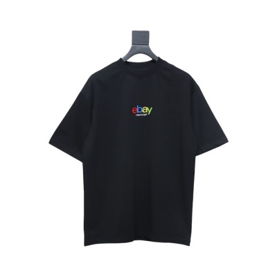 Balenciaga 25ss eBay Brushed Embroidery T-shirt 01
