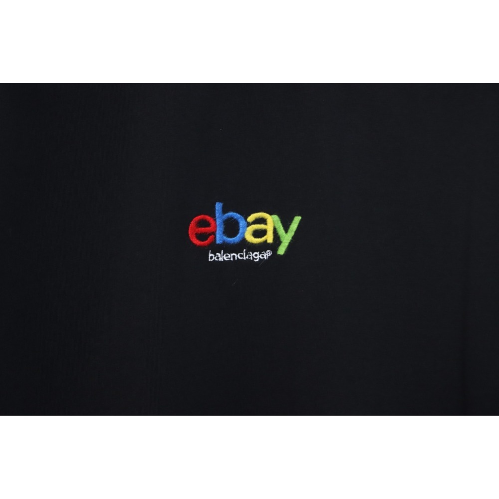 Balenciaga 25ss eBay Brushed Embroidery T-shirt