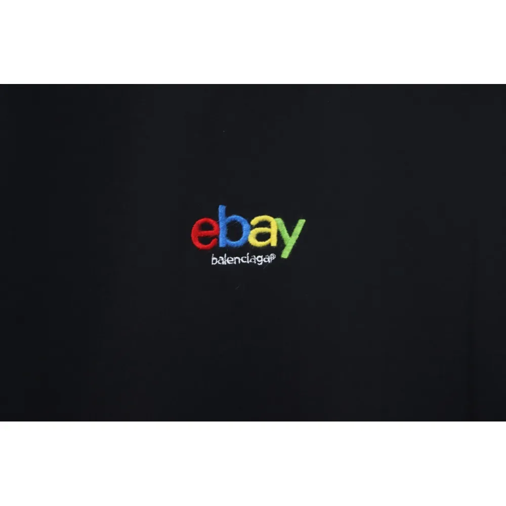 Balenciaga 25ss eBay Brushed Embroidery T-shirt