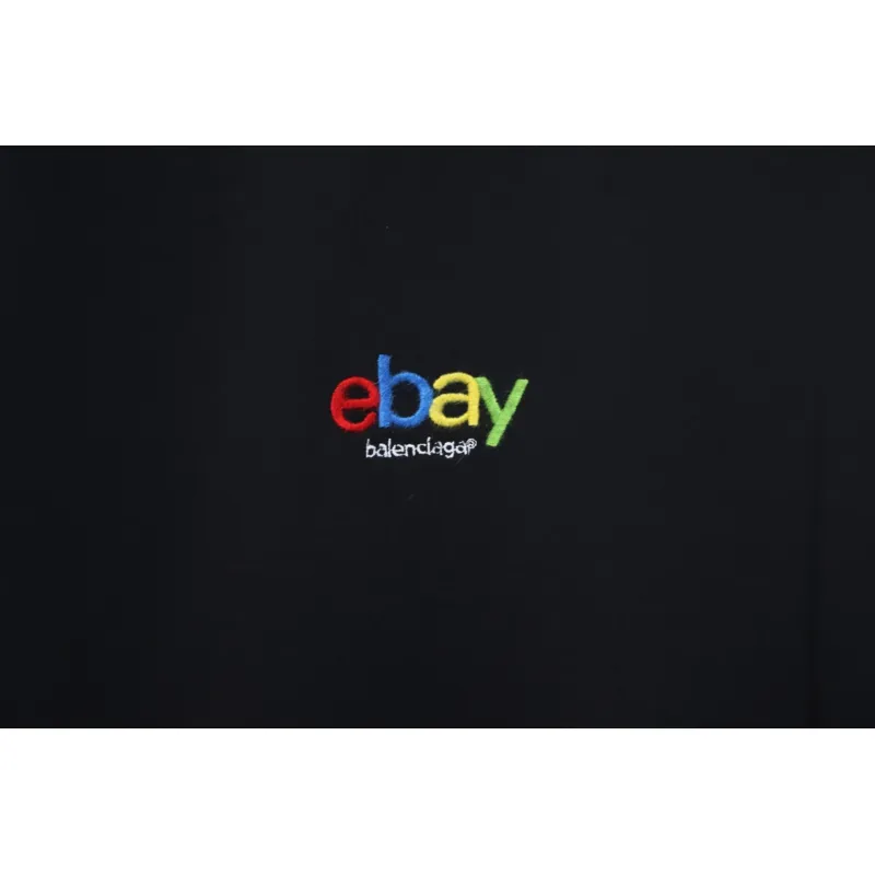Balenciaga 25ss eBay Brushed Embroidery T-shirt
