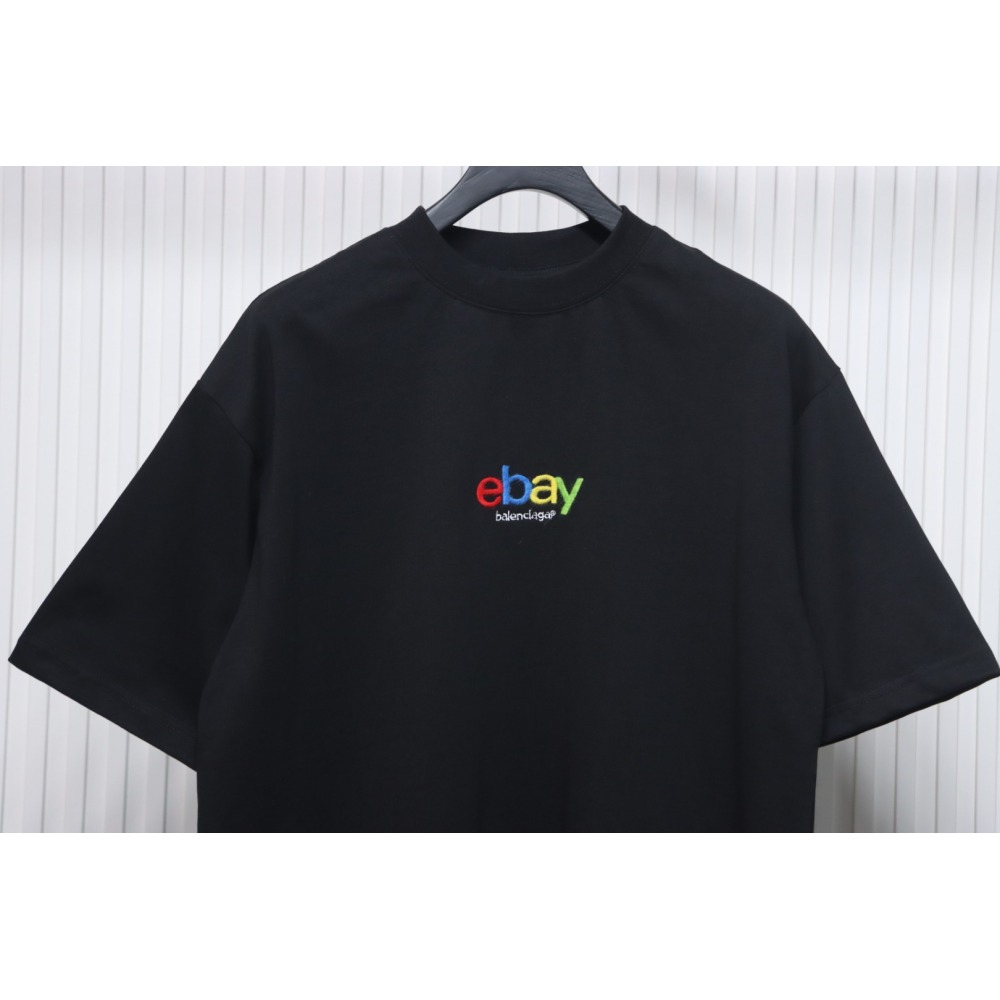 Balenciaga 25ss eBay Brushed Embroidery T-shirt