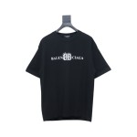 Balenciaga 25ss Flame Double B T-shirt