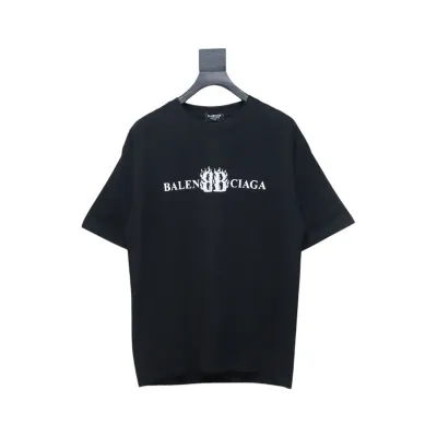 Balenciaga 25ss Flame Double B T-shirt 01