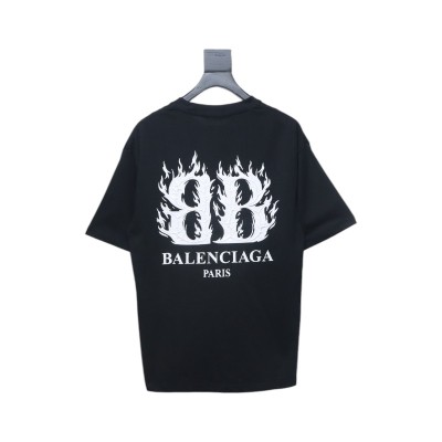 Balenciaga 25ss Flame Double B T-shirt 02