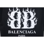 Balenciaga 25ss Flame Double B T-shirt